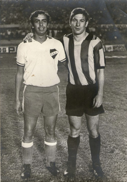 Ángel Brunel y Tabaré González, dos tacuaremboenses campeones del interior que triunfaron en Nacional y Peñarol. 